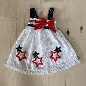 NWT Gymboree Red White /& Cute July 4 Patriotic Gingham Dress Baby Girl